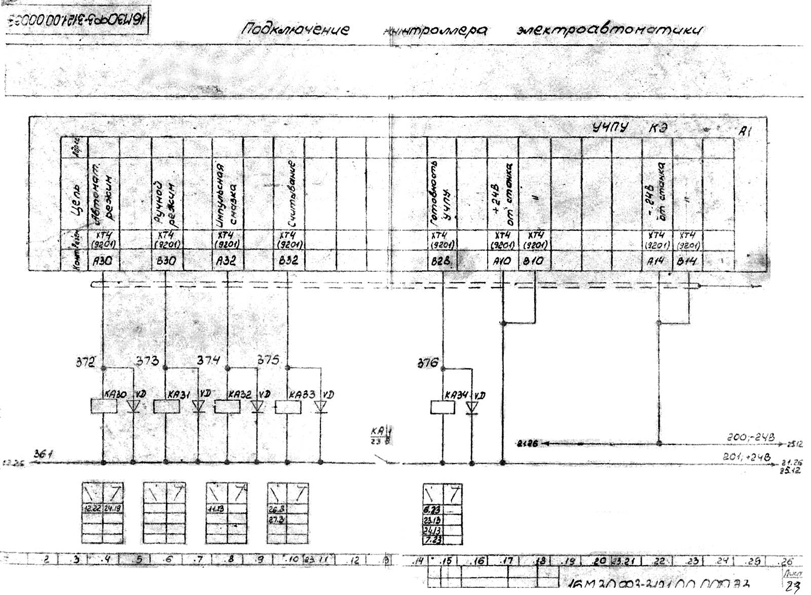 Електрична схема токарного верстата 16М30Ф3-121 Електрична схема токарного верстата 16М30Ф3-121